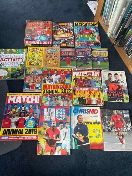 Photo of free Selection of football books (NE30) #1