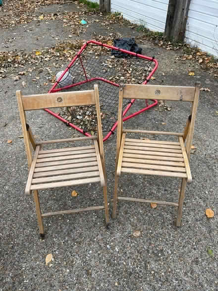 Photo of free Two garden chairs (Brixton SW2) #1