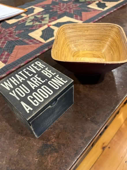 Photo of free Box and bowl (Near Shillington) #2