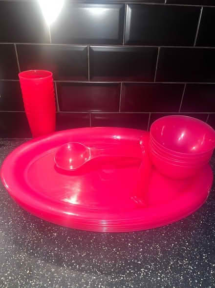 Photo of free Buffet plates, cups and bowls (Abronhill, Cumbernauld, G67) #1