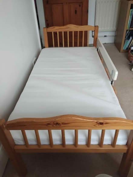 Photo of free Toddler bed, mattress and guard rail (BT5) #3