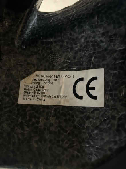 Photo of free Boys bike helmet (Chingford E4) #3