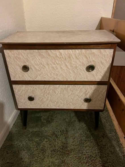 Photo of free Vintage 1950s wardrobe and drawers (EH14 kingsknowe) #3