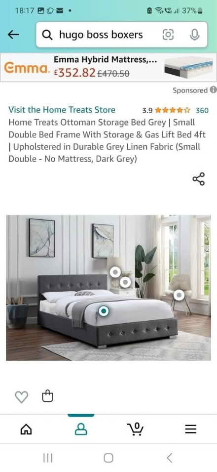 Photo of free Double bed frame (Milnthorpe LA7) #2