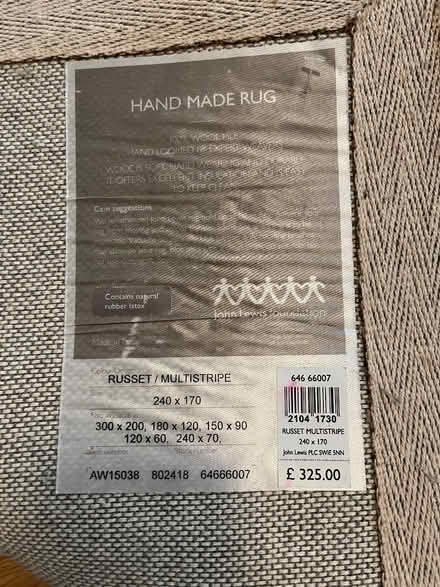 Photo of free Large wool rug (Dean EH4) #2