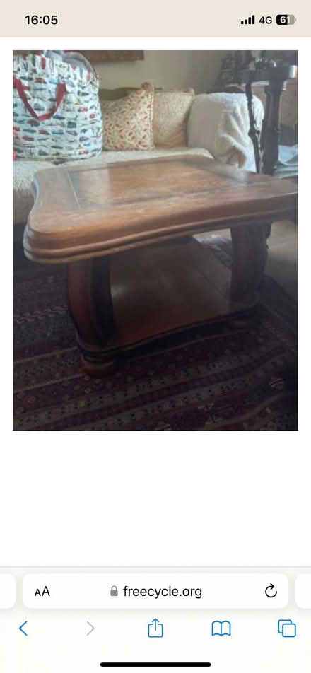 Photo of free Coffee table (Warden Hill GL51) #1