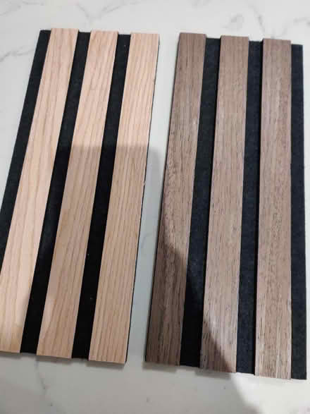 Photo of free Acupanel walnut and oak samples (Hoddesdon) #1