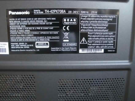 Photo of free Panasonic flat screen TV and stand (Dearham CA15) #2