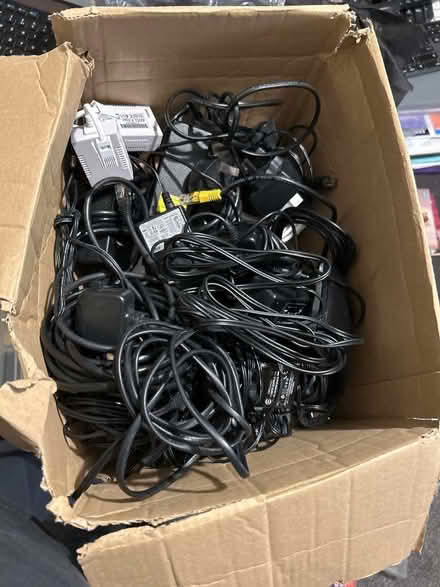 Photo of free Box of random cables (Victoria Park M13) #1