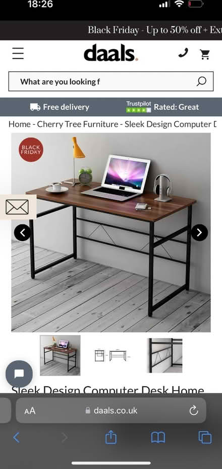 Photo of free Simple office desk (Clifton M27) #2