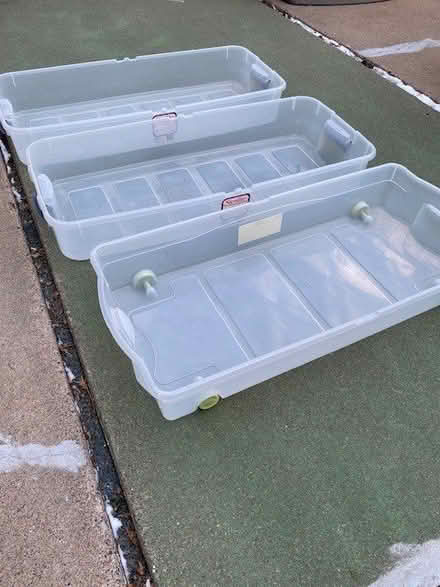 Photo of free Three Under Bed Storage Containers (Highland Park Area) #2