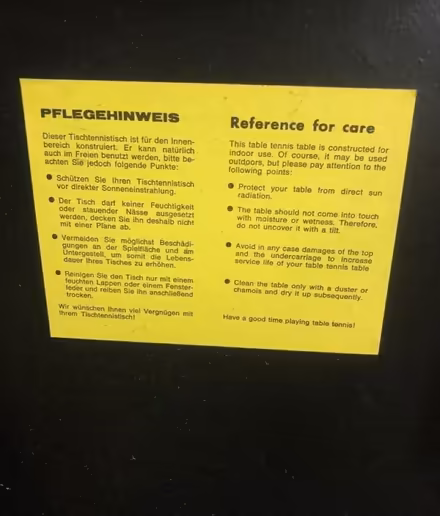 Photo of free Old Ping Pong Stiga Elite Table tennis table (Heaton Mersey SK4) #1