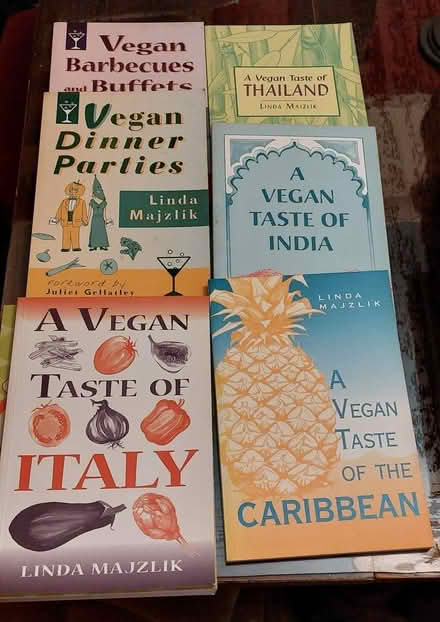 Photo of free 6 Linda Majzlik vegan cook books (Penrhyndeudraeth LL48) #1