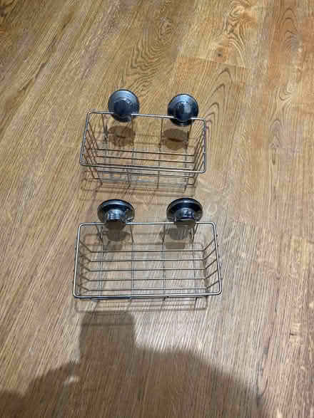 Photo of free Two bathroom attachable shelves (Harrogate HG2) #1