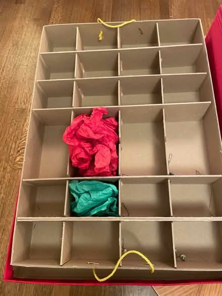 Photo of free Christmas ornament storage box (Upper West side. West 83.) #3