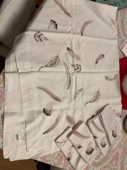 Photo of free Tablecloth & napkins (Thames ditton, KT7) #1