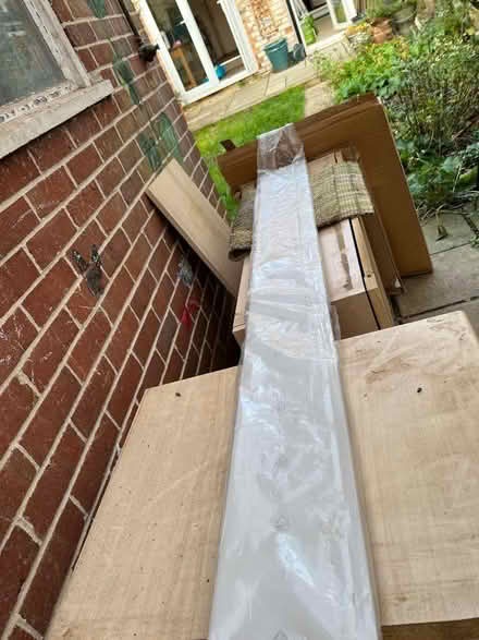 Photo of free 1.65m pale grey Magnet kitchens kick board (Drayton OX14) #1