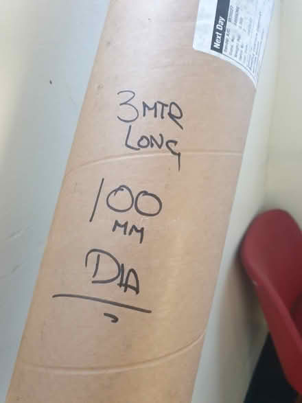 Photo of free Long cardboard tube (Vicars Cross CH3) #3