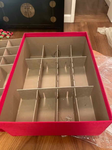 Photo of free Christmas ornament storage box (Upper West side. West 83.) #2