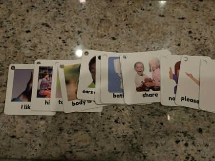 Photo of free Lanyard with picture cards for preK (Olney) #2