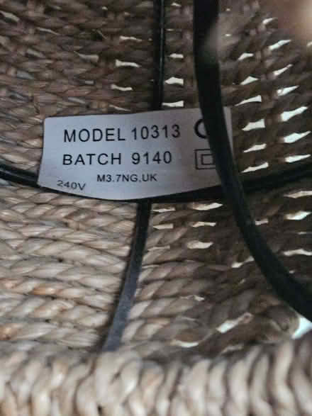 Photo of free Natural Jute Table Lamp (IM8) #3