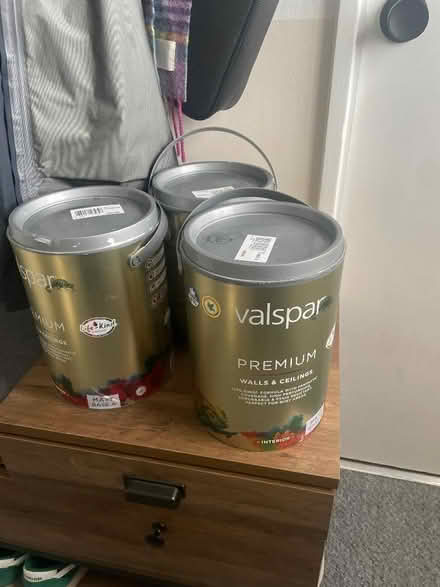 Photo of free Valspar paint- Biscuit crumbs 15L (Stockwell SW9) #2