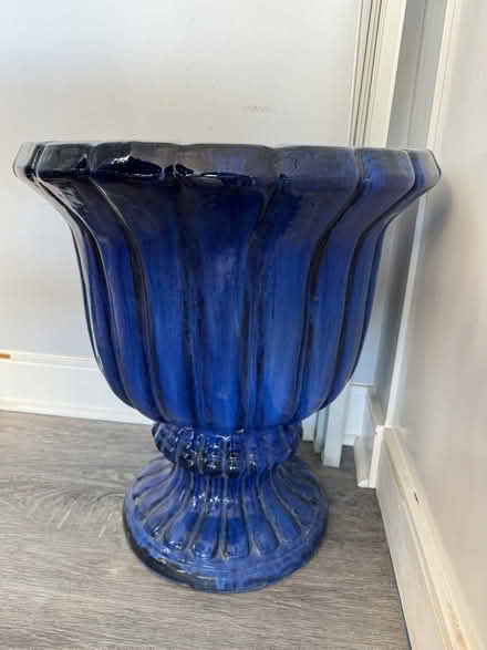 Photo of free blue planters pot (Gold Coast) #1