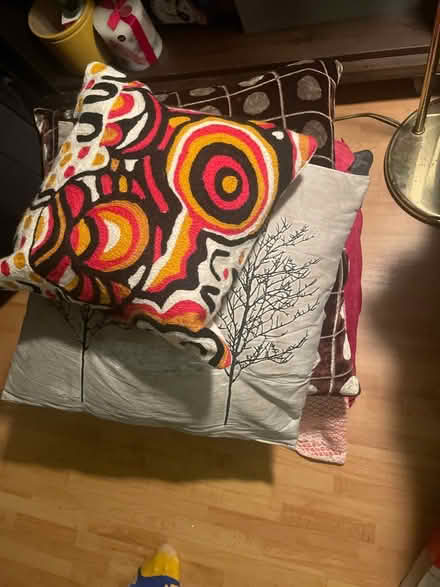 Photo of free Some nice pillows and a rug (SW17) #1