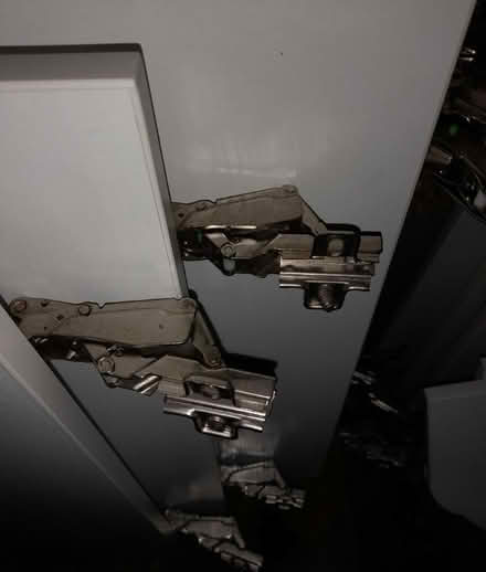 Photo of free White kitchen cupboard doors only (Collier Row) #3