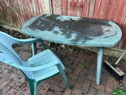 Photo of free Garden clear out - pots, tube, bamboo, table, tyre (Foxholes DY10) #1