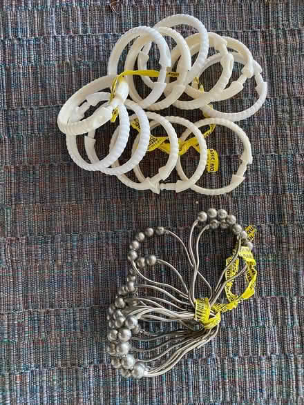 Photo of free two sets of shower curtain hooks (Brightwood Park/Petworth DC) #1