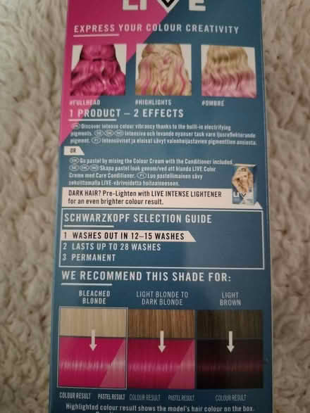 Photo of free Shocking pink hair dye (Rhosllanerchrugog LL14) #3