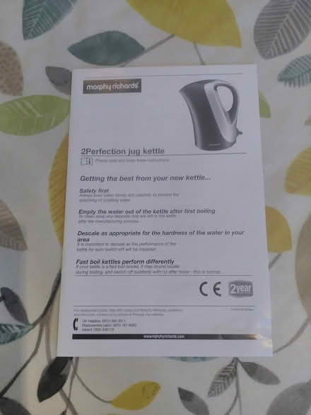 Photo of free Morphy Richards kettle (Horsell, Woking) #1