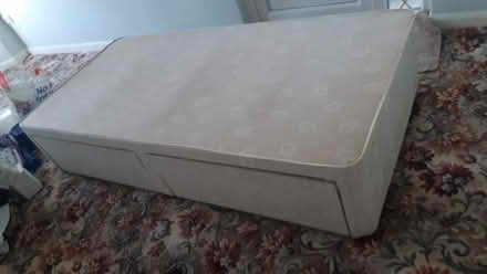 Photo of free Single Divan Bed Base with Drawers (Holbeach Drove PE12) #1