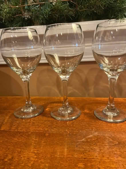 Photo of free Wine glasses. Like new (Mason) #2