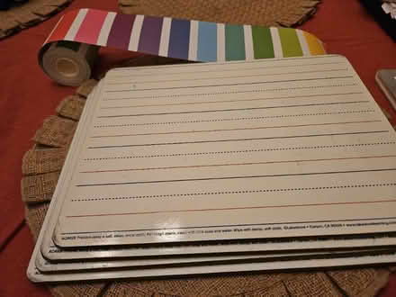 Photo of free 5 mini white boards & border (Olney) #1