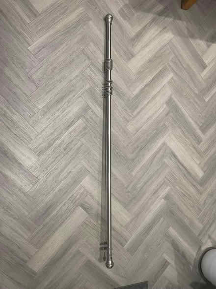 Photo of free Stainless Steel Curtain Pole 1.5m (Hinchley Wood KT10) #1