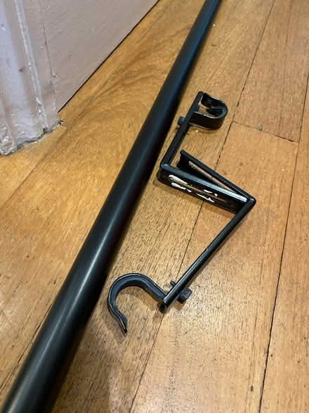 Photo of free IKEA black curtain rail - min 210cm (Shakspeare Walk, N16) #2