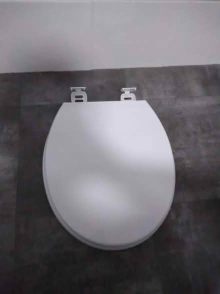 Photo of free White toilet seat & fixings (North Tonbridge, TN10) #3