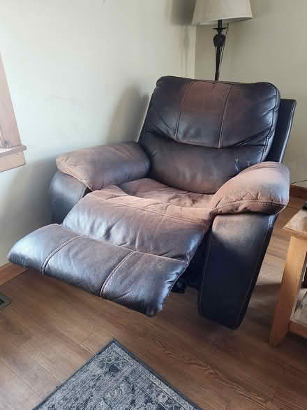 Photo of free couch and recliner (virgil) #3