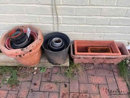 Photo of free Garden clear out - pots, tube, bamboo, table, tyre (Foxholes DY10) #2