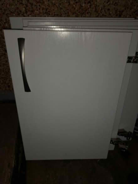 Photo of free White kitchen cupboard doors only (Collier Row) #2