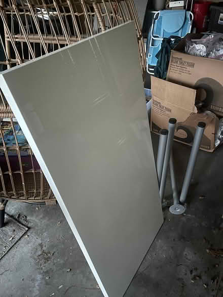 Photo of free White IKEA Table (Monrovia) #1