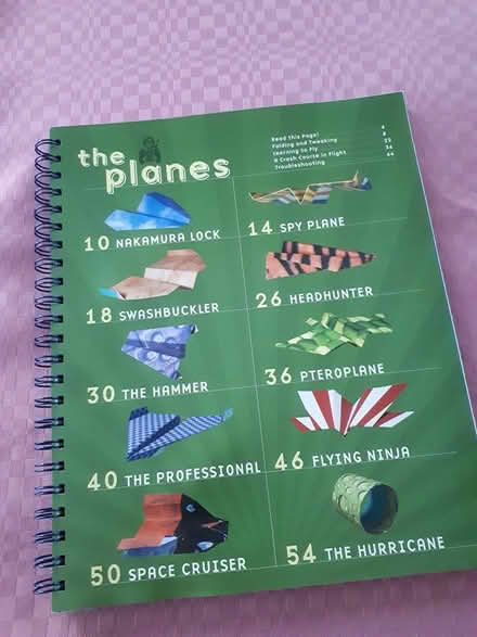 Photo of free Klutz Book of Paper Airplanes (Glen Erin/Council Ring) #3