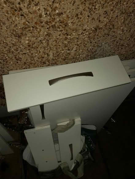 Photo of free White kitchen cupboard doors only (Collier Row) #4