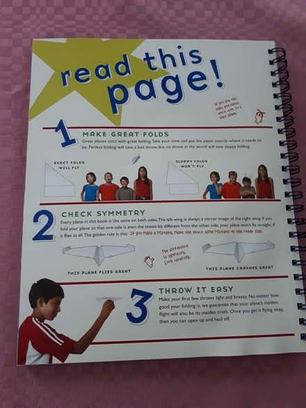 Photo of free Klutz Book of Paper Airplanes (Glen Erin/Council Ring) #2