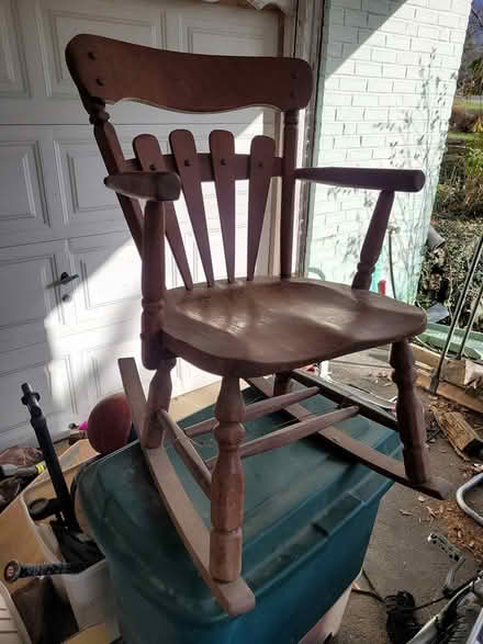 Photo of free Antique rocking chair (Middletown Township) #1