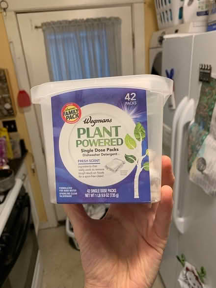 Photo of free Wegmans Dishwasher Pods (Downtown Iithaca) #1