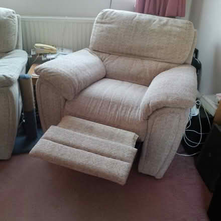 Photo of free 3 seater recliner settee and chair (North Bersted PO22) #1