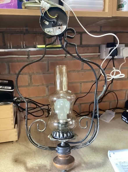 Photo of free Oil lamp style ceiling lights (Mountsorrel LE12) #1